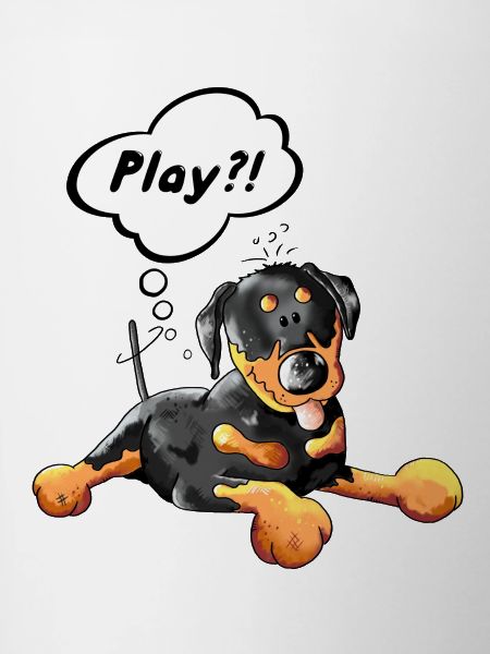 Drôle Rottweiler
