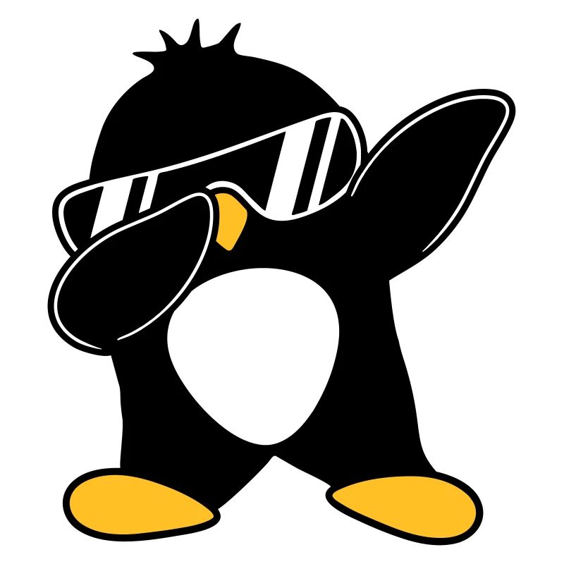 Dabbing Pinguin