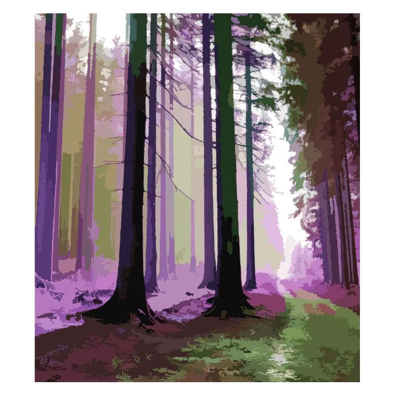 Forêt de nuages hantée