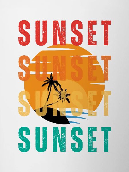 Sunset Palm Gradient