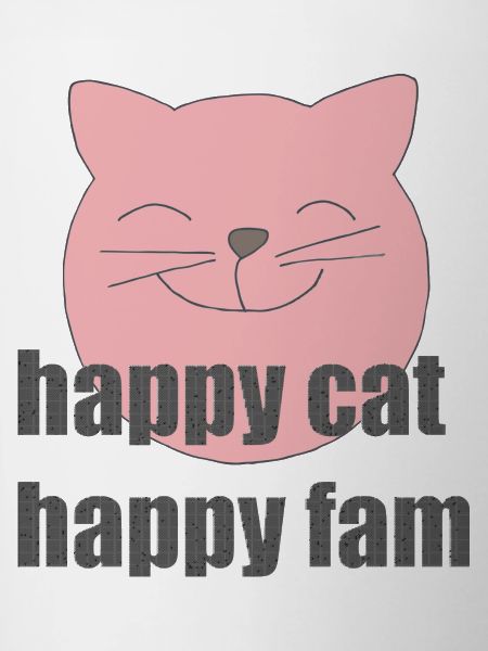 Chat heureux
