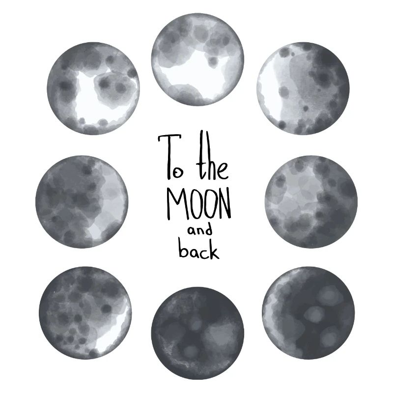 Moon Mosaic Nine Grays