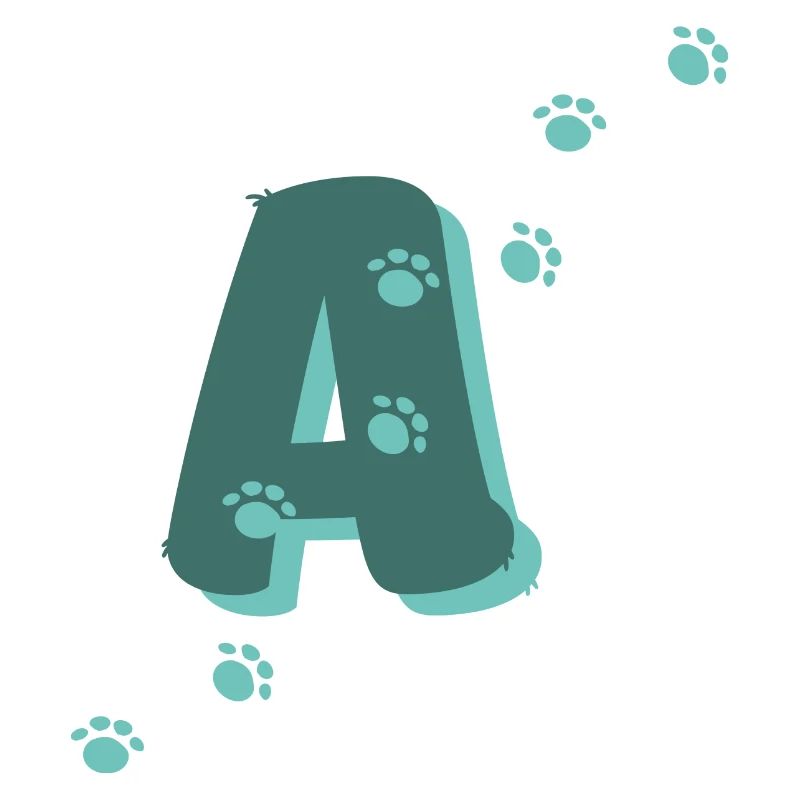 Paws Letter A