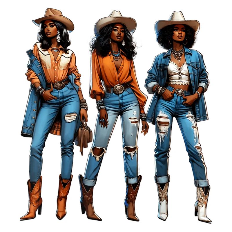 Fille noire Western Rodeo Juneteenth Texas