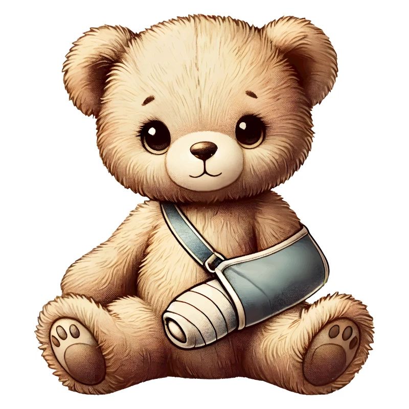 herzerwärmender Teddybär als Trostspender
