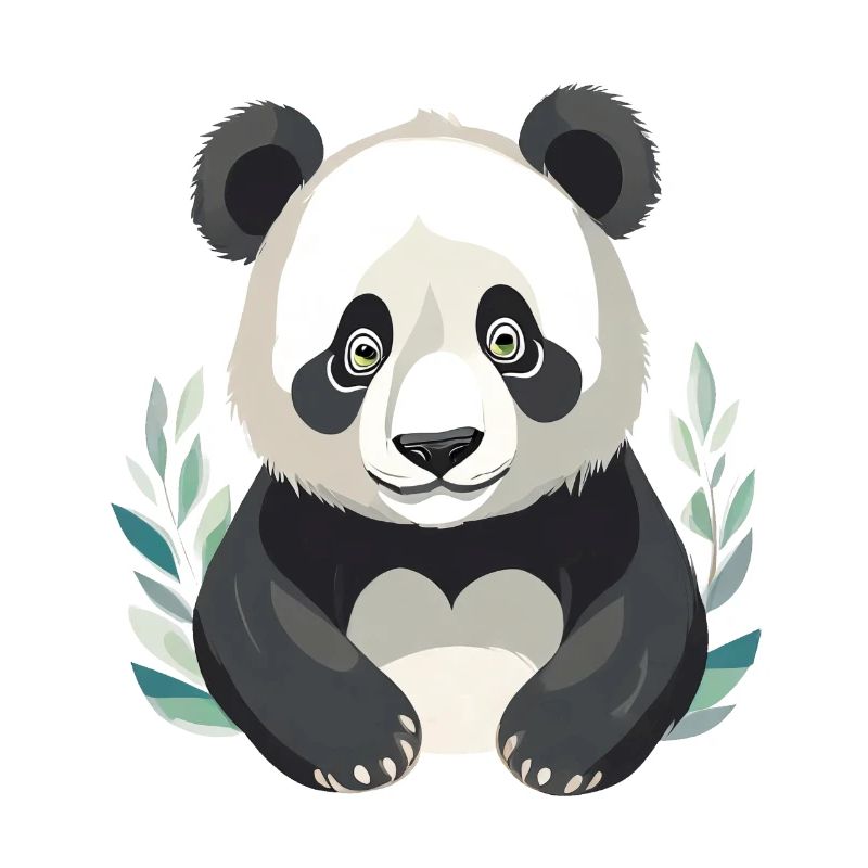 Trauriger Panda