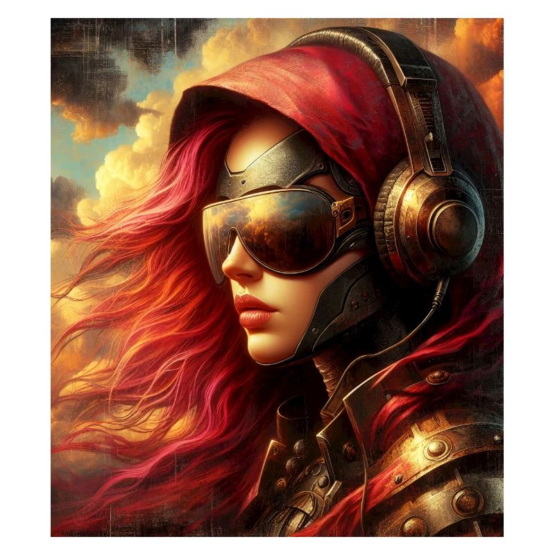 Aviatrice Steampunk