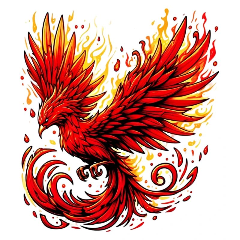 Phénix rouge