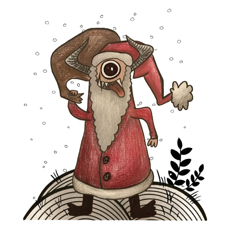 Drôle de Père Noël Monstre