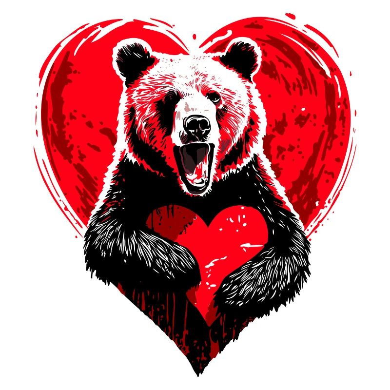 Bear – Heartfelt design for Father's Day
