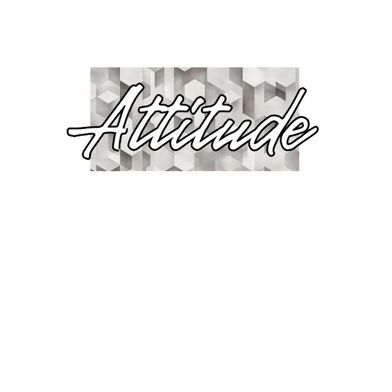 Attitude Geometric Logo Tee