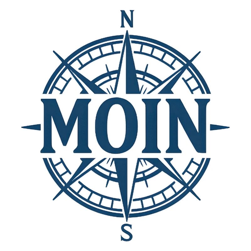 MOIN – Kompassrose Maritimes Design Navigation