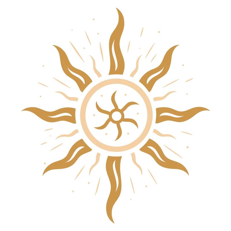 Mittsommer Feuerrad - Symbol der Sonnenkraft