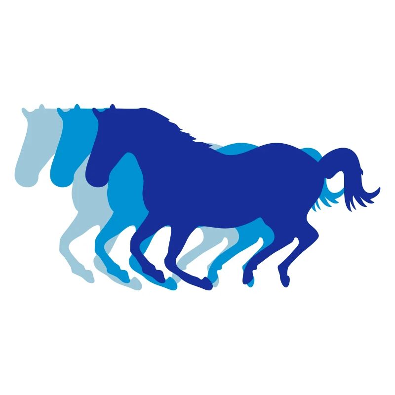 Trois chevaux au galop