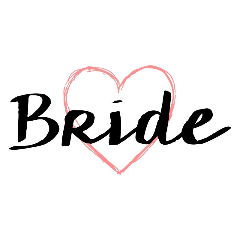 Mariage célibataire coeur de mariée