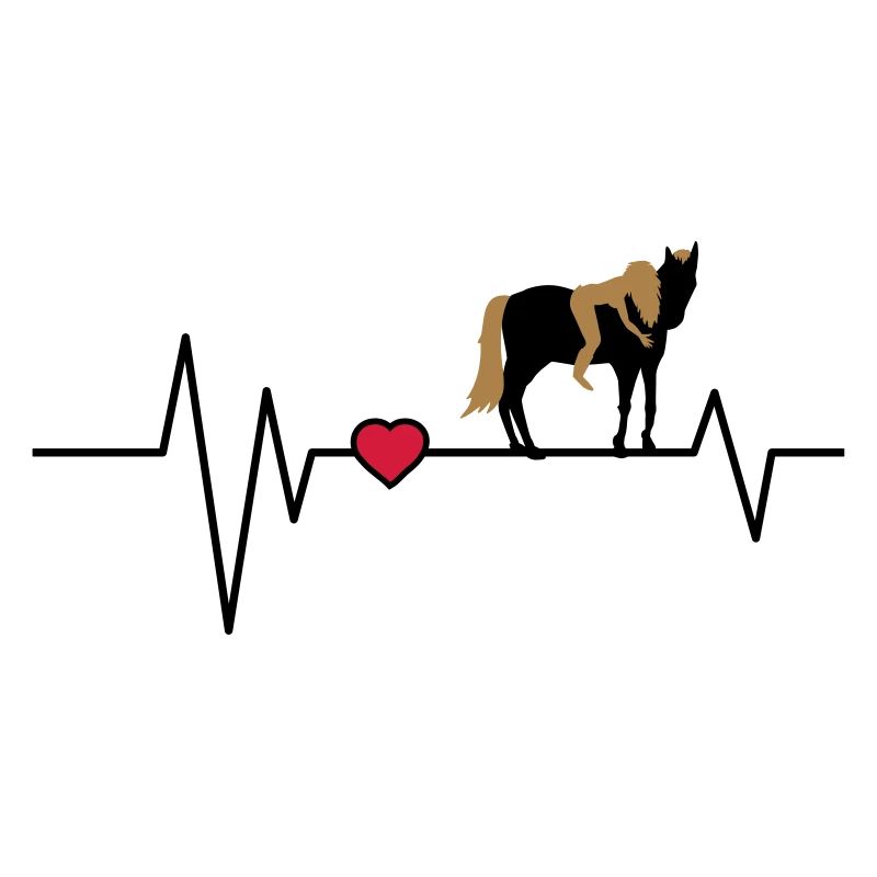 Cavalier de cheval de coeur