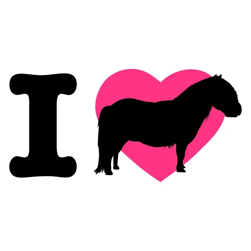 J'adore les poneys de Shetty