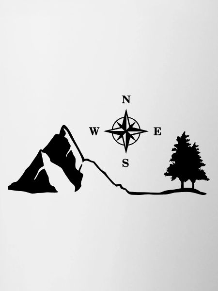 Nature, Mountain, Compass