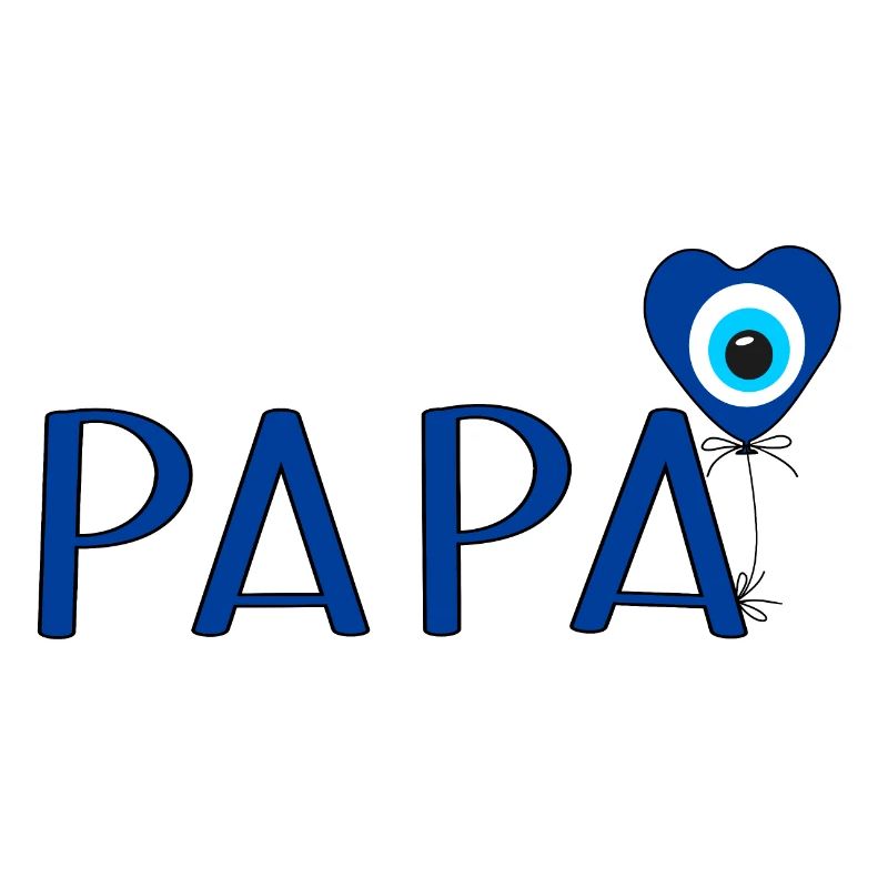 Papa mit Nazar Luftballon