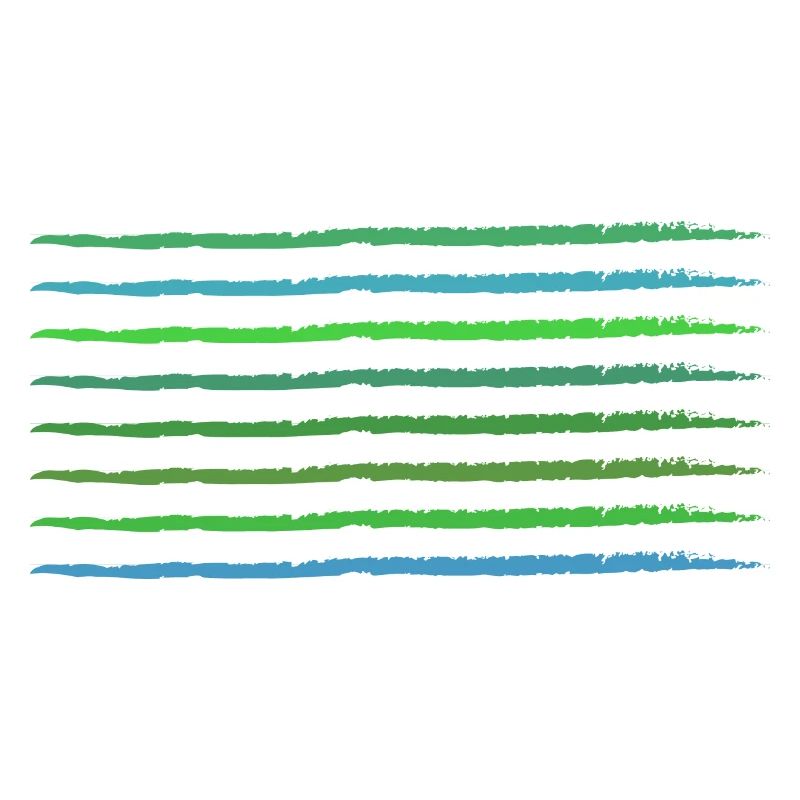 traits verts effilochés horizontalement
