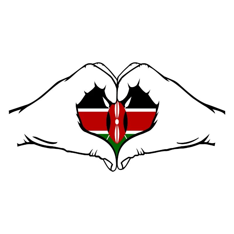 Kenya Heart Shape with Hands