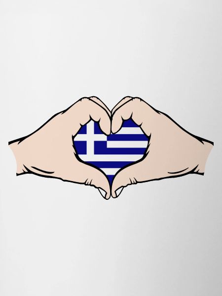 Greece Heart Shape with Hands
