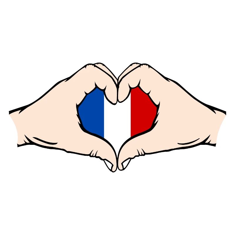 France Heart Shape with Hands