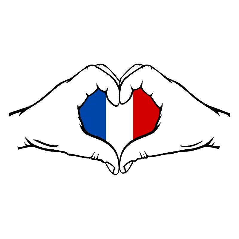 France Heart Shape with Hands