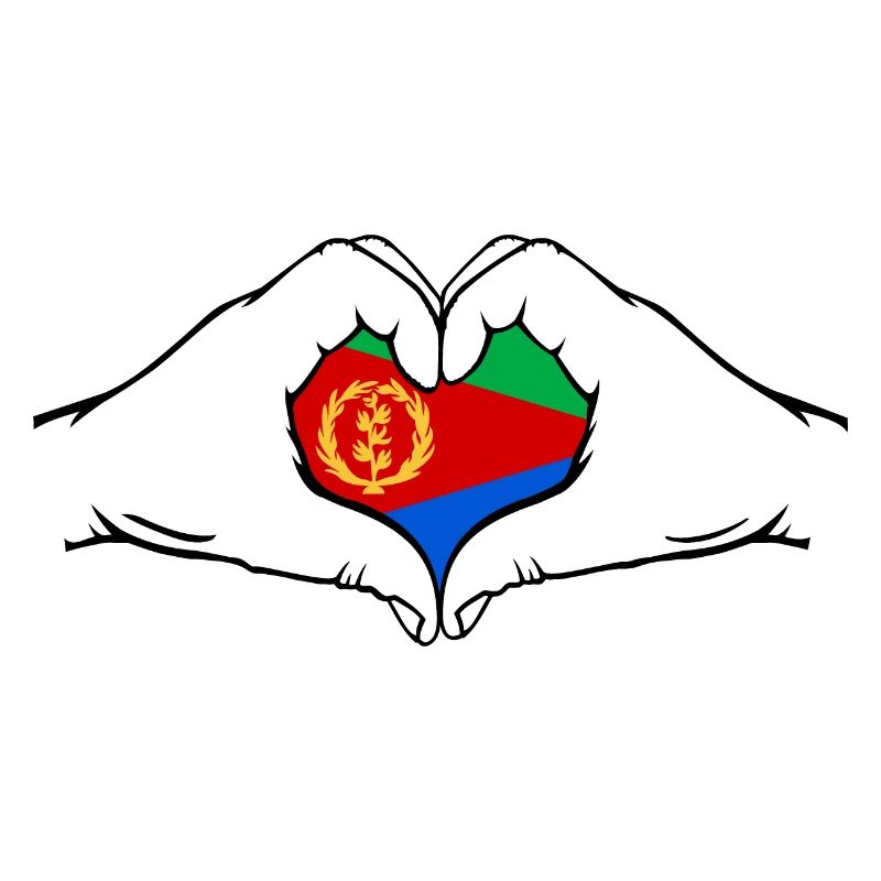 Eritrea Heart Shape