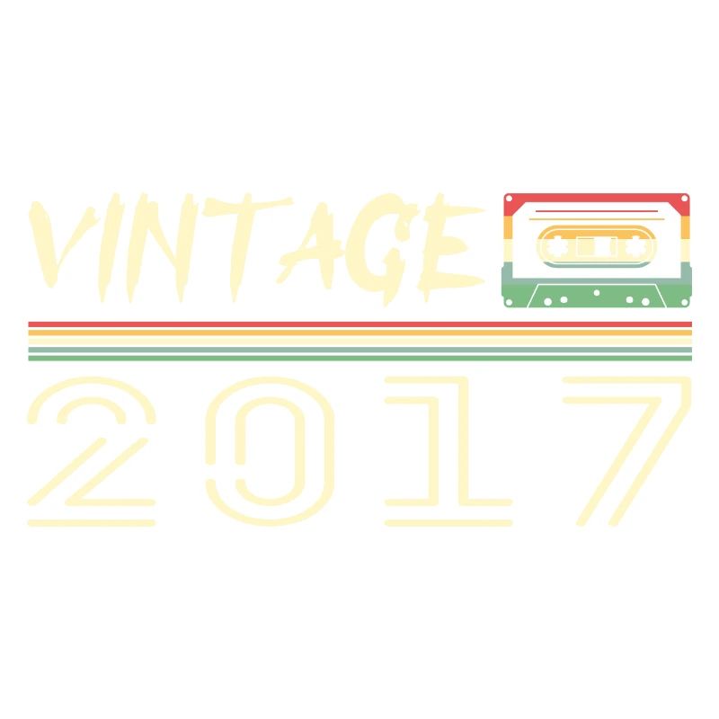 2017 Original 2017 Rétro Cadeau Anniversaire 2017