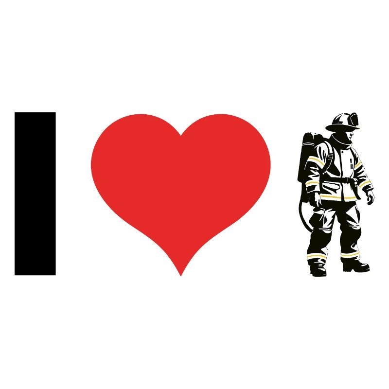 Feuerwehrmann - Beruf Design Sticker