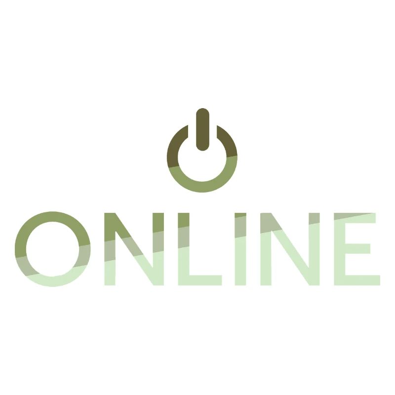 online lettering - On Button active