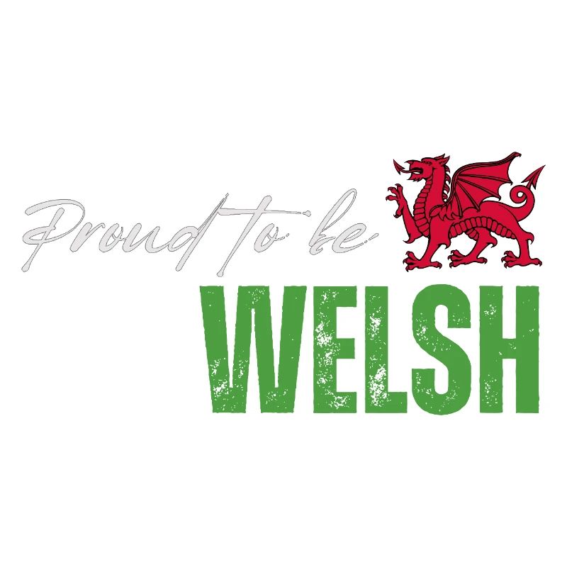 Stolzer Waliser, ich liebe Wales