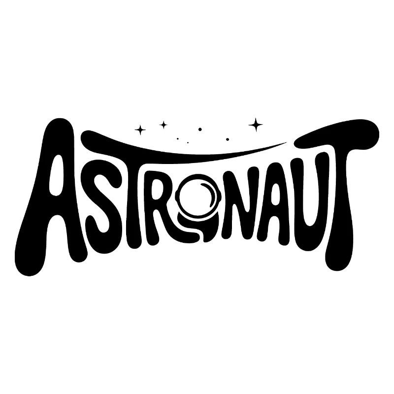 Astronaute - Cool Astonomy Logo