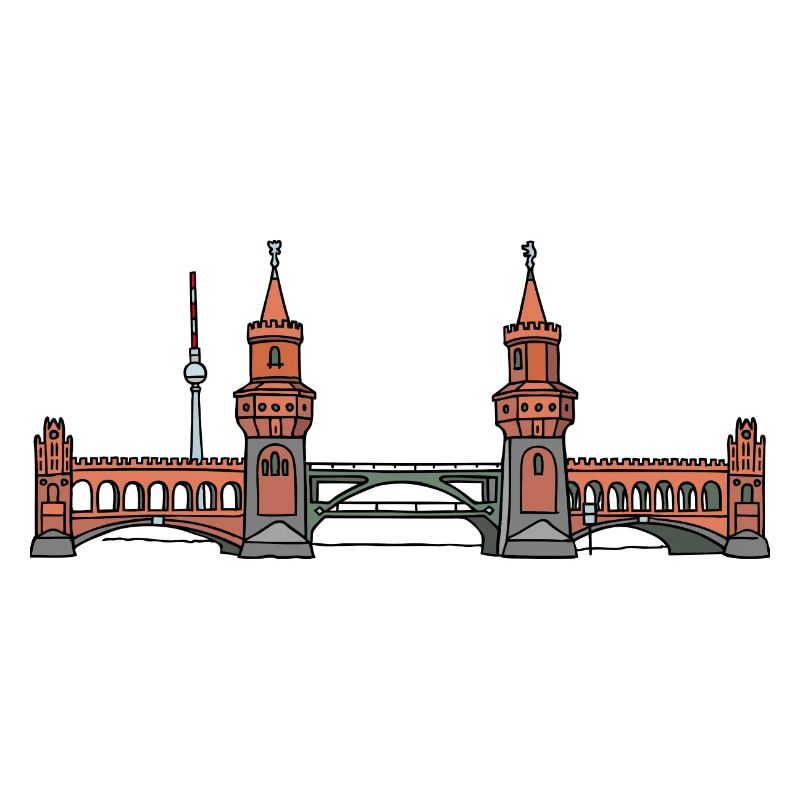 Oberbaumbrücke à BERLIN c