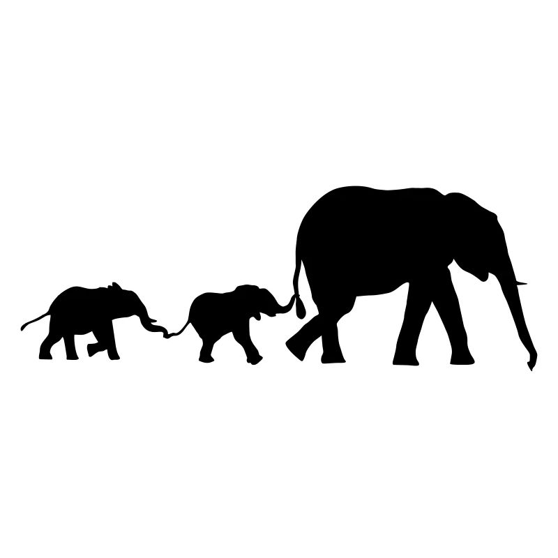 Elefanten, Elefantenfamilie, Elefant