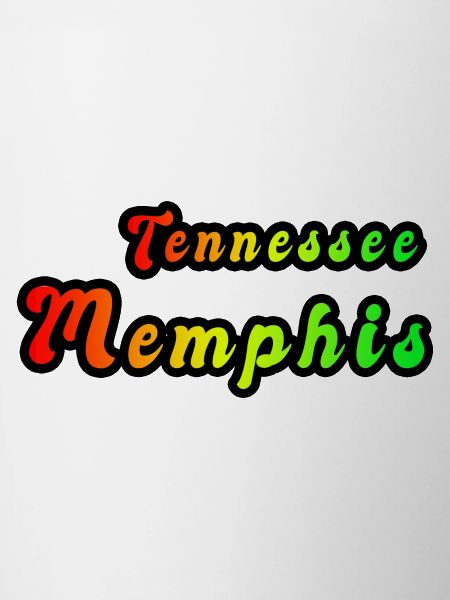 Memphis Tennessee rainbow design