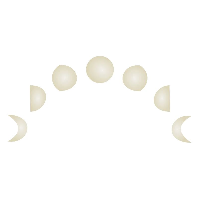 Moon phases Astronomy
