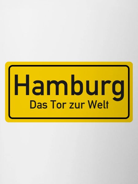 Hamburg place name sign Germany