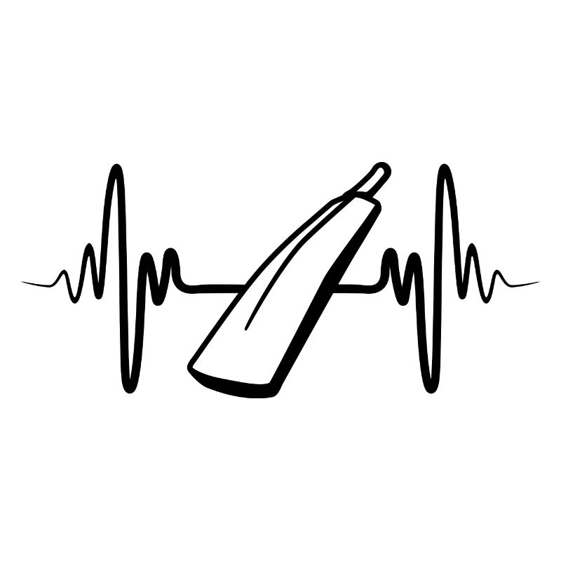 Cricket bat ECG heartbeat