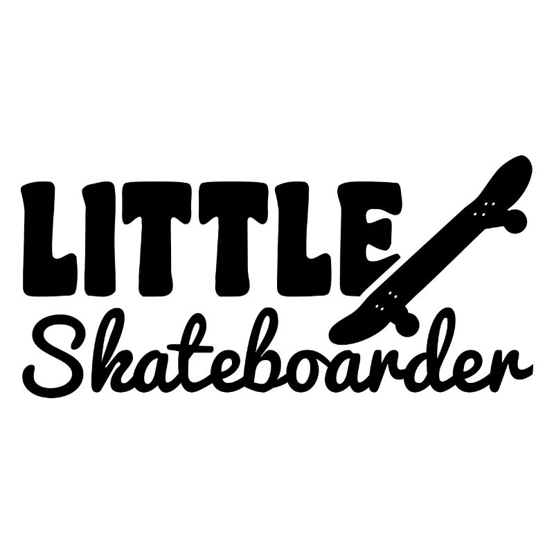 Kleiner Skateboarder