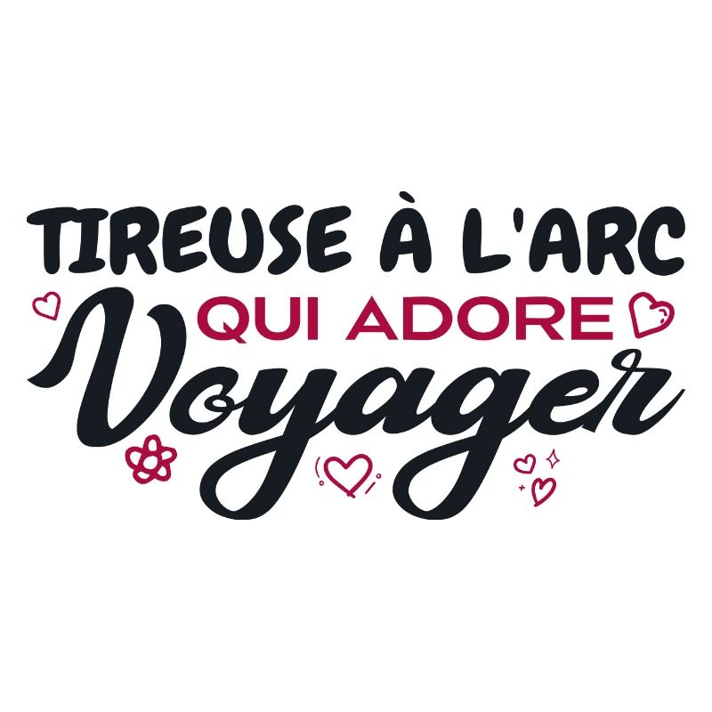 Tireuse à l'arc globe-trotteuse passionnée voyage