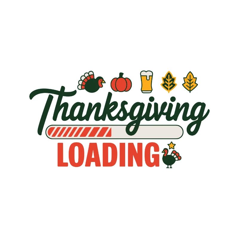 Thanksgiving Loading Erntedankfest Ladebalken