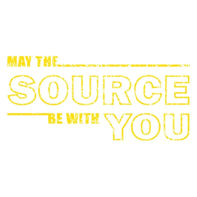 May the Source Be With You – Geek Tee