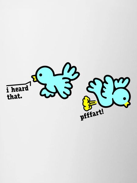 when birds fart