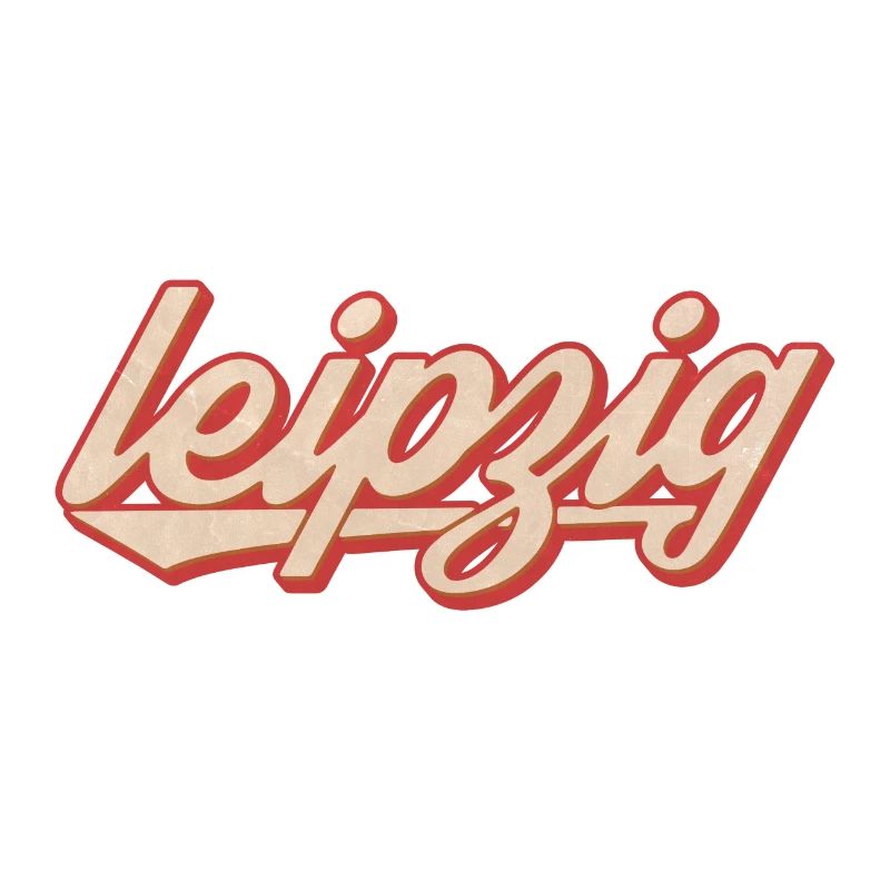 Leipzig Script Vintage Logo