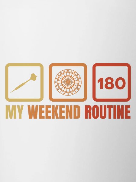 Darts Players Weekend Routine