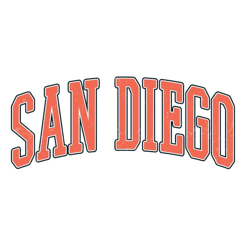 Conception des polices de blocs de San Diego