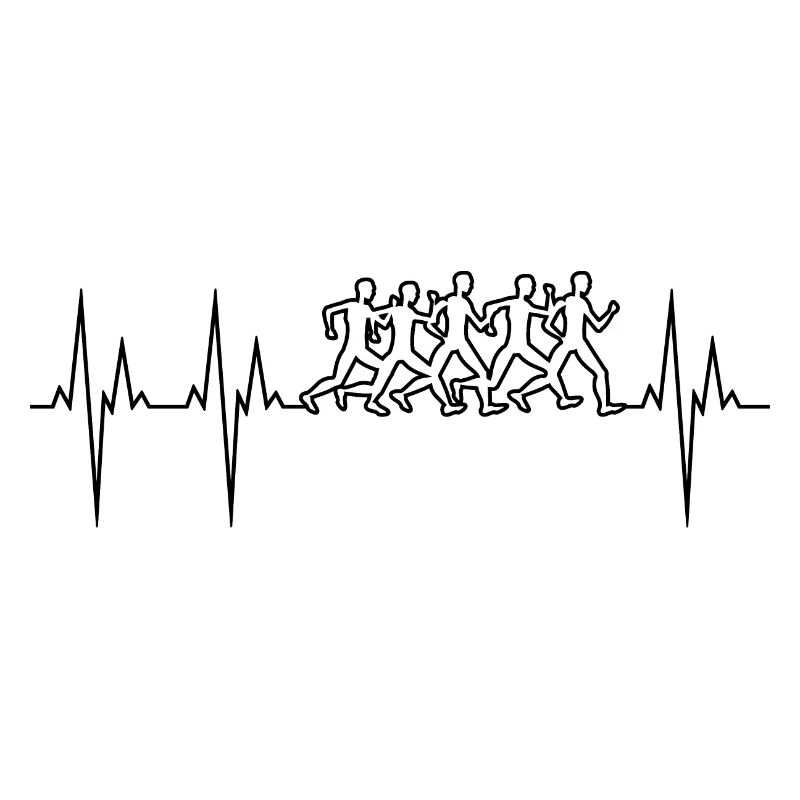 Marathon électrocardiogramme ECG Marathon