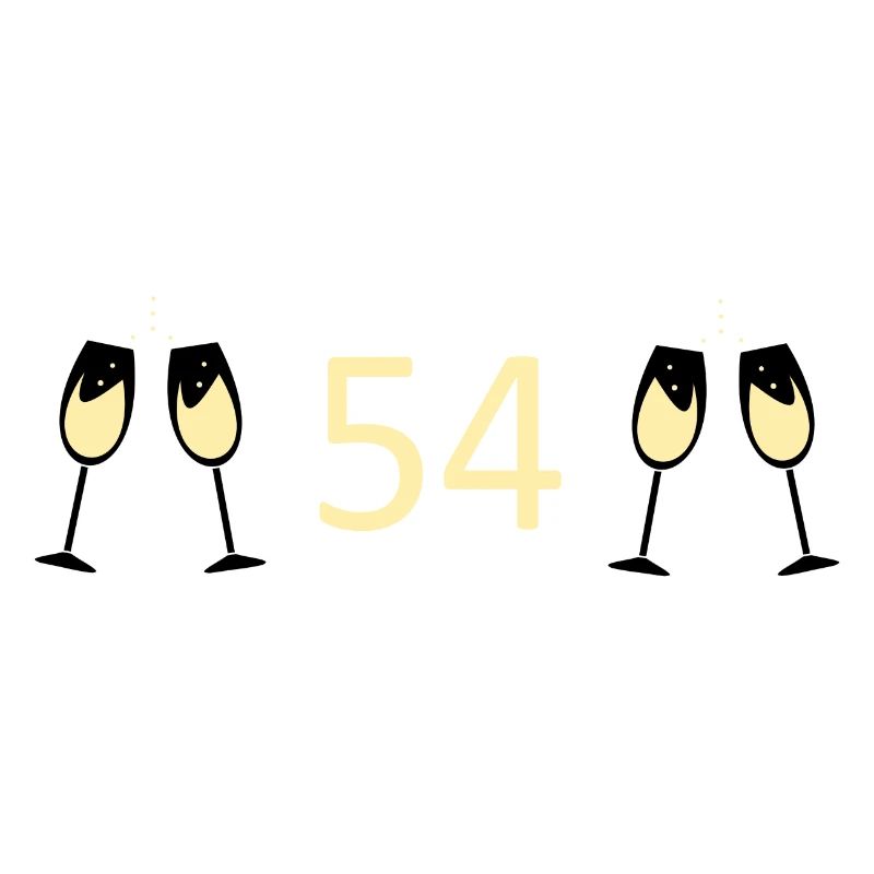 54e anniversaire 54 ans 54 numéro 54